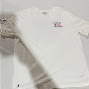 Polo by Ralph Lauren White Tee with Red Graphic